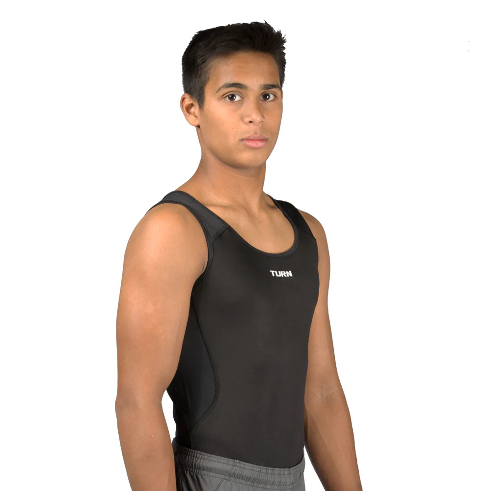 SENIOR ORIGINS SINGLET - BLACK