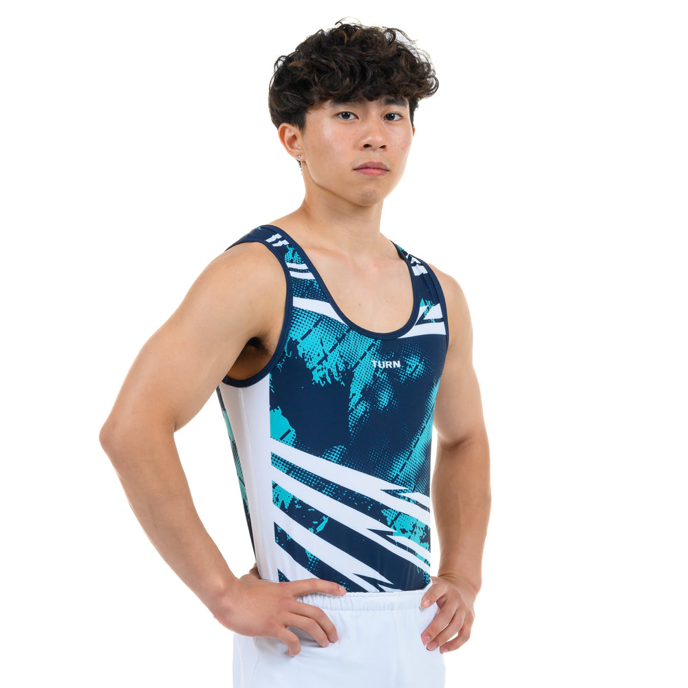 JUNIOR DYNAMO II SINGLET - TEAL