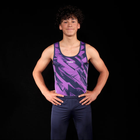 SENIOR FORZA SINGLET - PURPLE