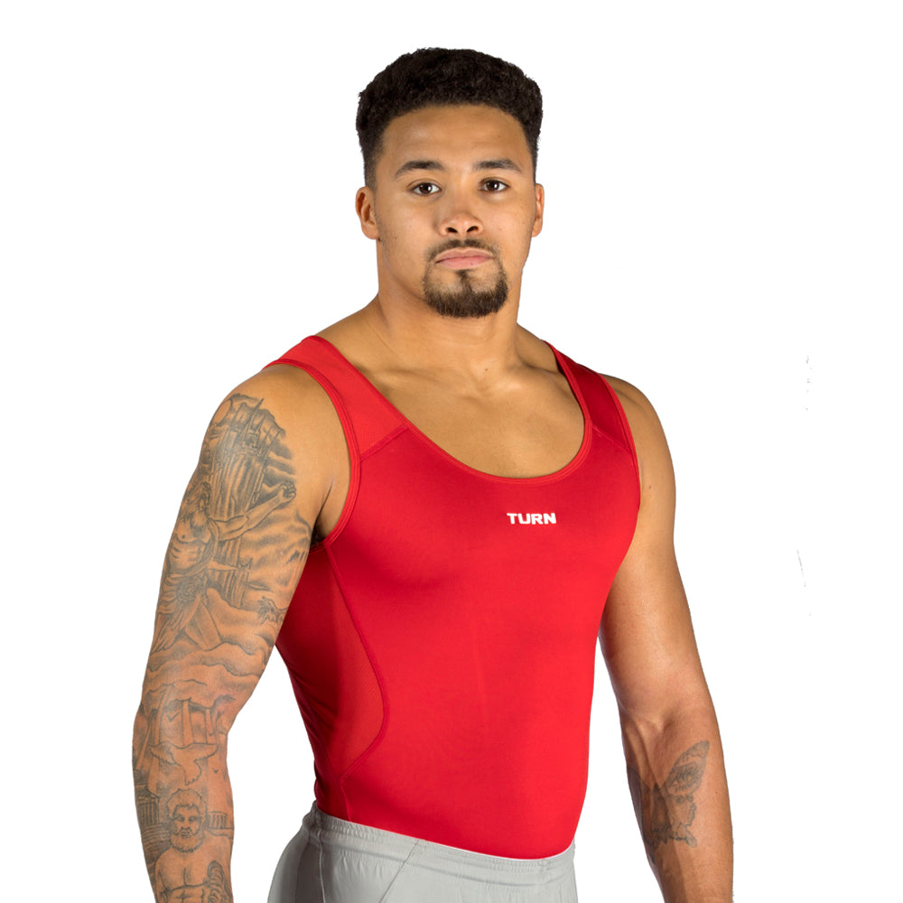 SENIOR ORIGINS SINGLET - RED