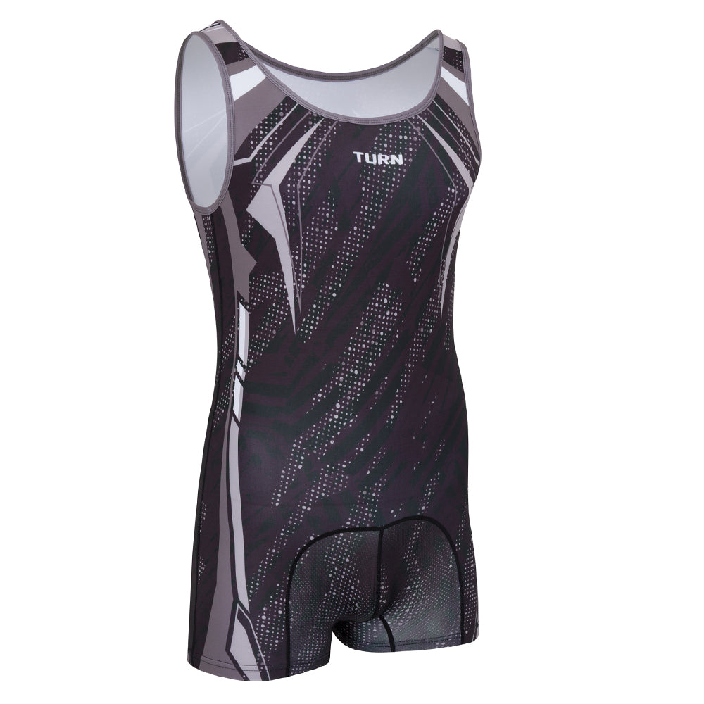 JUNIOR VADER SINGLET - BLACK, GREY & WHITE